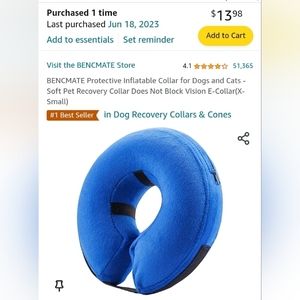 Benchmate Inflatable Collar